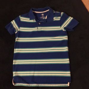 J Khaki boys collared polo style shirt
